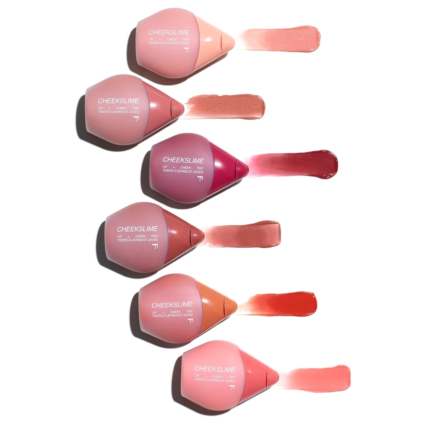 Freck Beauty CHEEKSLIME Lip and Cheek Tint, 15ml | Liquid Cream Blush Makeup, Long Lasting Pigmented Natural Skin Finish | Blends Seamlessly, Dries Down for All Skin Tones | Love Flush (Bright Coral)