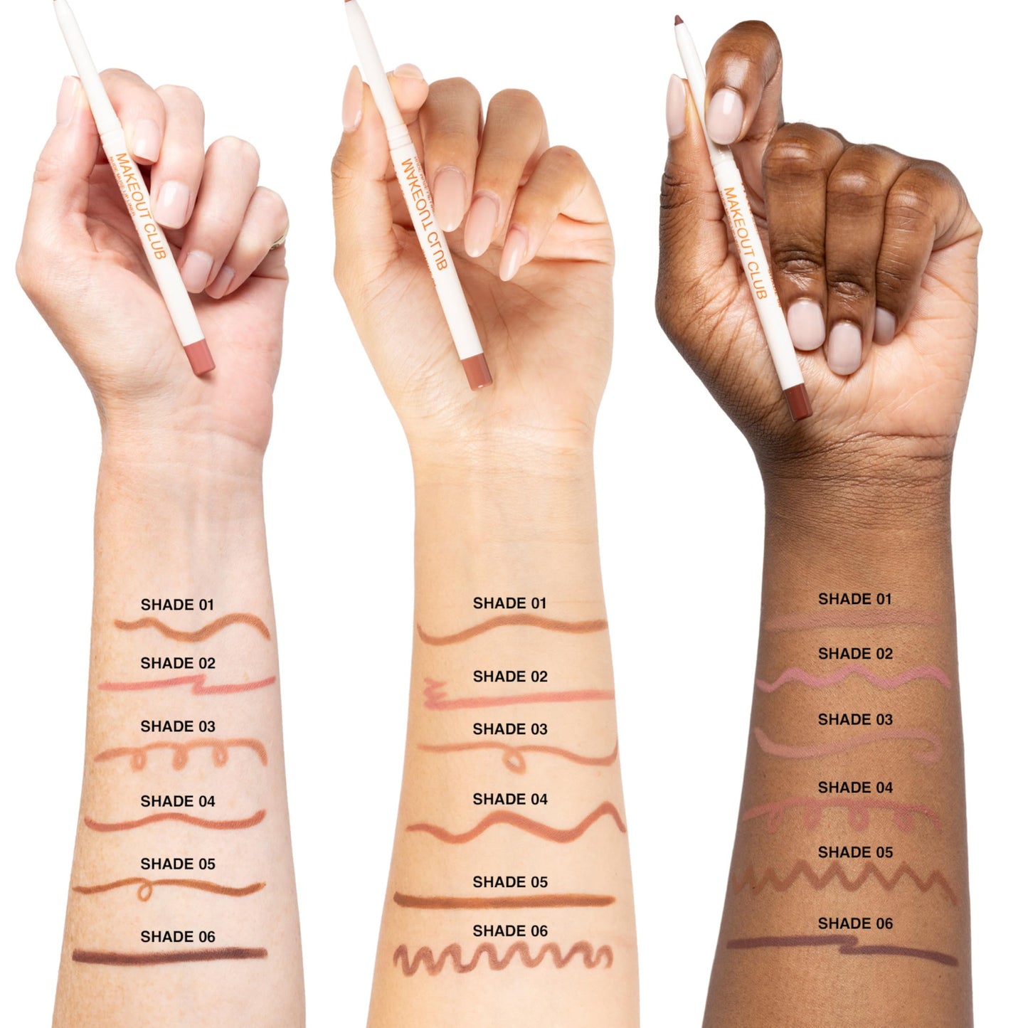 Freck MAKEOUT CLUB Nude Muse Lip Liner, 0.12oz | Retractable Pencil, Long Lasting Lip Plumper & Definer | Infused with Jojoba and Hyaluronic Acid | Vegan, Cruelty Free | Rosey Cinnamon