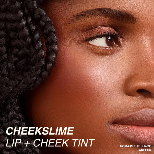 Freck Beauty CHEEKSLIME Lip and Cheek Tint, 15ml | Liquid Cream Blush Makeup, Long Lasting Pigmented Natural Skin Finish | Blends Seamlessly, Dries Down for All Skin Tones | Fielding (Soft Rust)